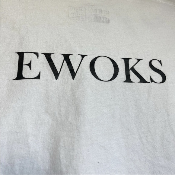 Uniqlo Star Wars Ewoks White T-Shirt Sz XS Tee Jun Takahashi Master Graphics SS - Picture 5 of 14